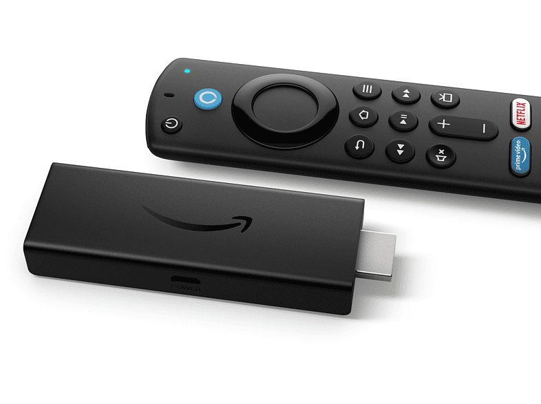 Amazon Fire TV Stick mit Alexa-Sprachfernbedienung (mit TV-Steuerungstasten) Streaming Stick, Schwarz
