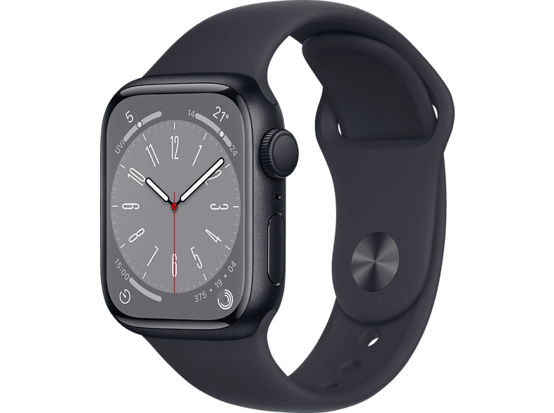 Apple Watch Series 8 41mm Smartwatch Aluminium Fluorelastomer