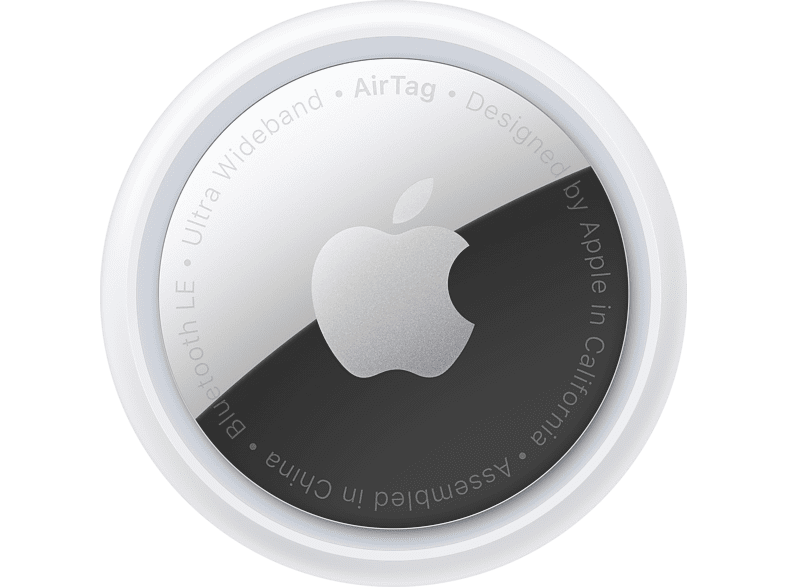 Apple AirTag Tracker Weiß/Silber